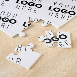 Quebra-cabeça Seu Logotipo Padrão Diagonal Simples Repetitivo