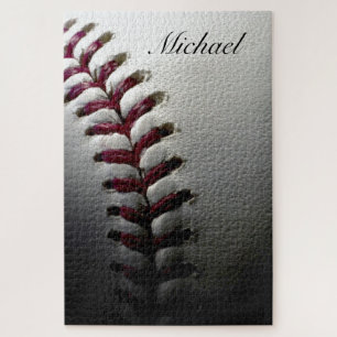 Quebra-cabeça Seu nome Foto de Baseball Fechada - Arte Esportiva