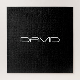 Quebra-cabeça Seu nome Legal Texto Personalizável Estilizado