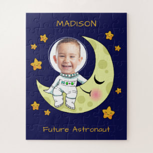 Quebra-cabeça SEU nome personalizado FOTO Astronaut quebra-cabeç