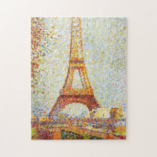 Quebra-cabeça Seurat: A torre Eiffel