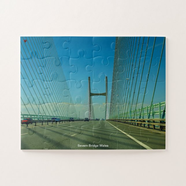 Quebra-cabeça Severn Bridge Wales (Horizontal)