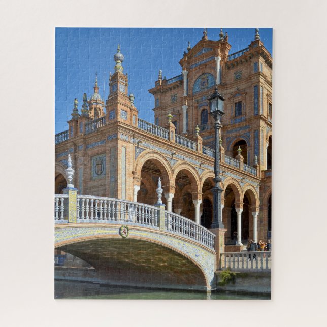 Quebra-cabeça Seville Plaza de Espana (Vertical)