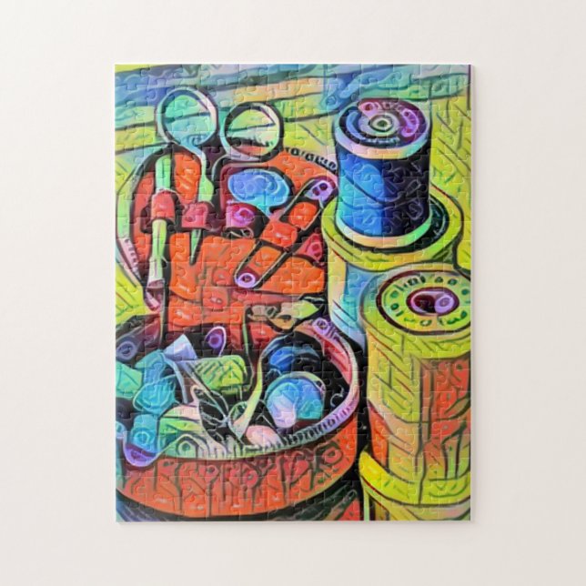 Quebra-cabeça Sew Passionate (Vertical)