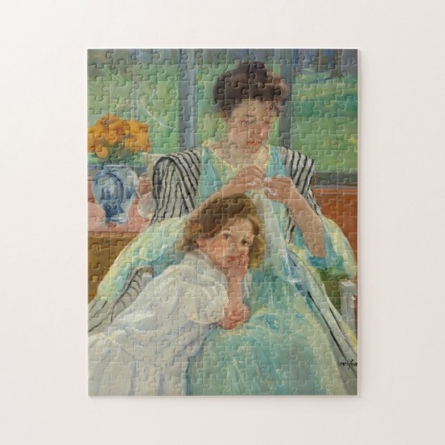 Quebra-cabeça Sewing novo da mãe (Vertical)