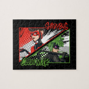 Quebra-cabeça Shadybug & Claw Noir Miraculoso Reverso