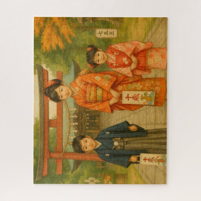 Quebra-cabeça Shichi-Go-San (Vertical)