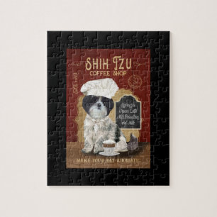 Quebra-cabeça Shih Tzu Coffee