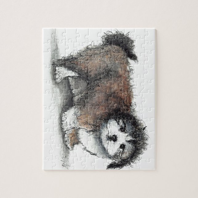 Quebra-cabeça Shihtzu Puppy Dog (Vertical)
