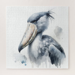 Quebra-cabeça Shoebill Stork Watercolor AREF309 - Watercolor