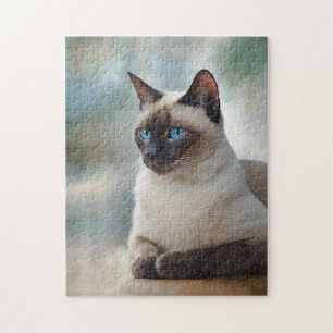 Quebra-cabeça Siamese Cat 749 Arte digital
