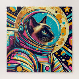 QUEBRA-CABEÇA SIAMESE CAT-ASTRONAUT 7