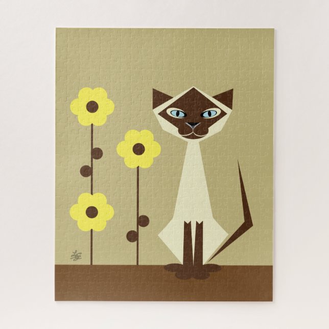 Quebra-cabeça Siamese Cat Lover (Vertical)