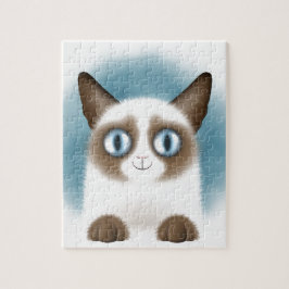 Quebra-cabeça Siamese Kitten Curioso