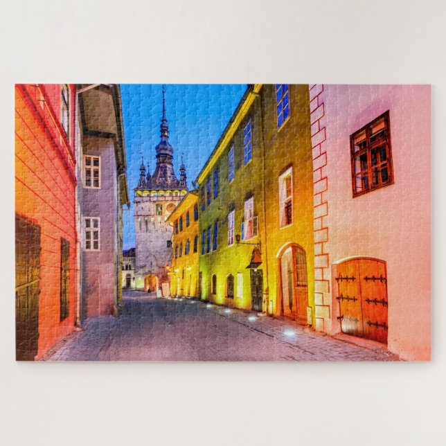 Quebra-cabeça Sighisoara (Horizontal)