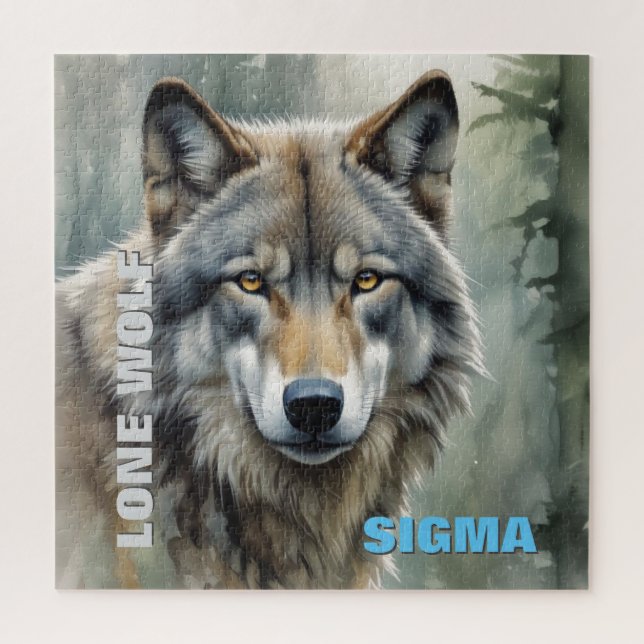 Quebra-cabeça Sigma Male Lone Wolf (Vertical)