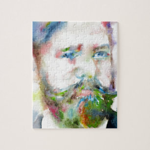 Quebra-cabeça SIGMUND FREUD - retrato de aquarela.1