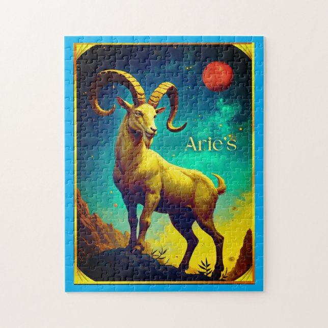 Quebra-cabeça Signo Zodiacal de Áries o Carneiro (Vertical)