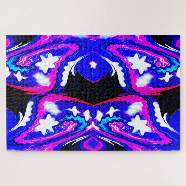 Quebra-cabeça Signs of life in outer space art (Horizontal)