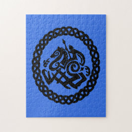 Quebra-cabeça Silhuetas de Odin e Sleipnir