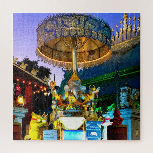 Quebra-cabeça Silver Ganesha (Vertical)