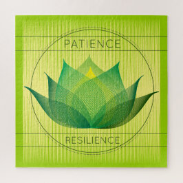 Quebra-cabeça Símbolo Floral de Paciência e Resiliência do Lotus