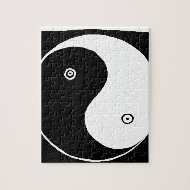 Quebra-cabeça Símbolo sagrado do espiritual de Yin Yang do (Vertical)