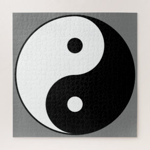 Quebra-cabeça Símbolo Yin e Yang (Taoist Taijitu Chinês)