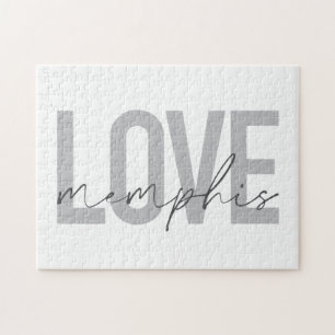 Quebra-cabeça Simples, moderno, urbano, legal design de amor Mem