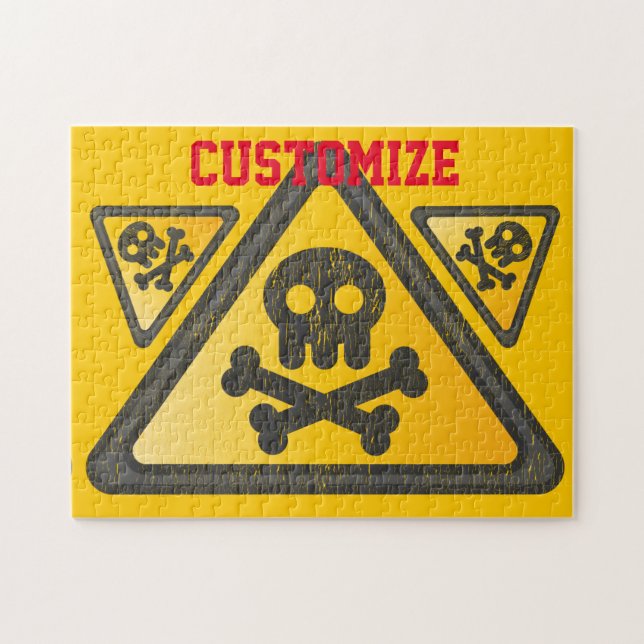 Quebra-cabeça Sinal de Aviso EngraçadoThunder_Cove (Horizontal)