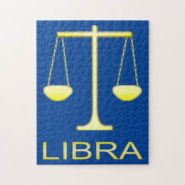 Quebra-cabeça Sinal de estrela do Ouro Libra Escala (Vertical)