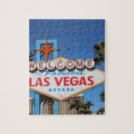 Quebra-cabeça Sinal de Las Vegas do Nevada Casino Gambling