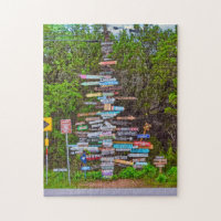 Sinal de país engraçado, Wimberley, TX