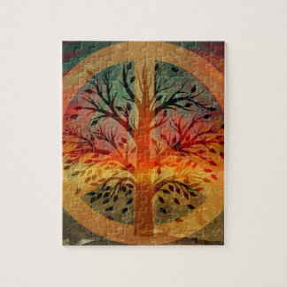 Quebra-cabeça Sinal de paz dourado