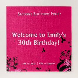 Quebra-cabeça Sinal de Pedestal de Boas-vindas da bolsa mensagei