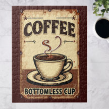 Sinal de xícara sem fundo de café retrô