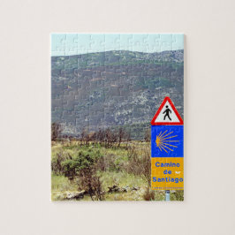 Quebra-cabeça Sinal do EL Camino de Santiago de Compostela,