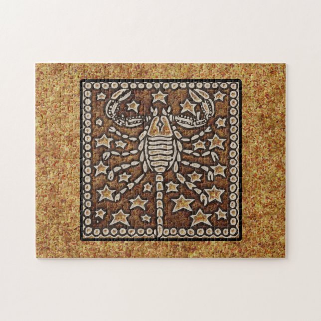 QUEBRA-CABEÇA SINAL ZODIAC SCORPIO (Horizontal)