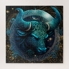 Quebra-cabeça Sinal Zodiac Taurus Quebra-cabeça, 20"x20" 676 pcs