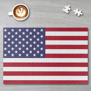 Quebra-cabeça Sinalizador Americano Ou Imagem Personalizada