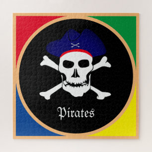 Quebra-cabeça Sinalizador do Capitão e dos Piratas - Ilha do Te