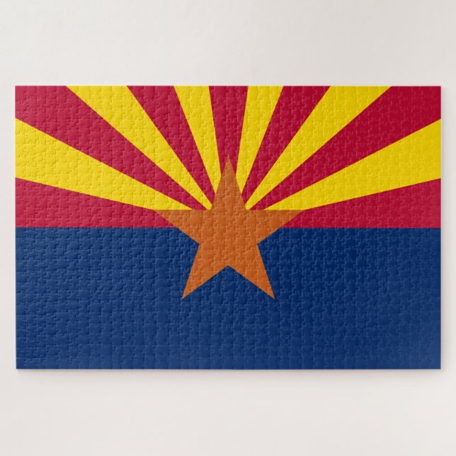 Quebra-cabeça Sinalizador do Estado da arizona (Horizontal)