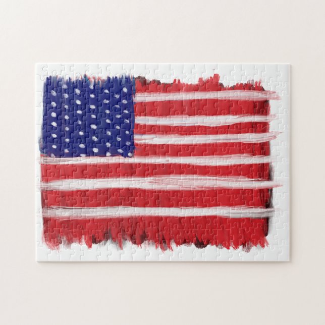 Quebra-cabeça Sinalizador Pintado de Arte Folclada (Horizontal)