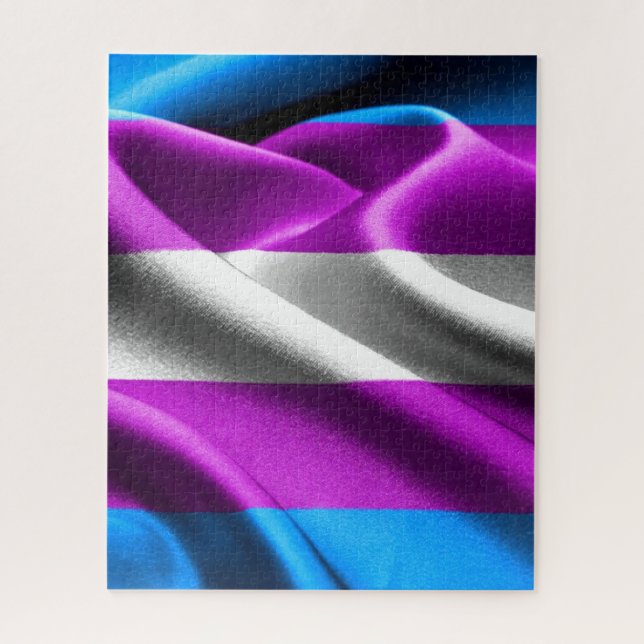 Quebra-cabeça Sinalizador Transgênero (Vertical)