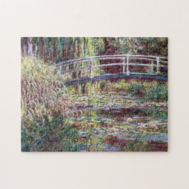 Quebra-cabeça Sinfonia de ponte japonesa em Rosa Monet Fine Art