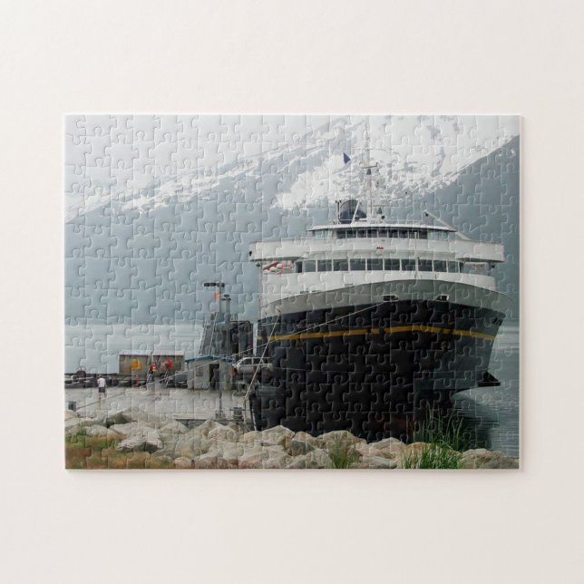 Quebra-cabeça Skagway Alasca. (Horizontal)