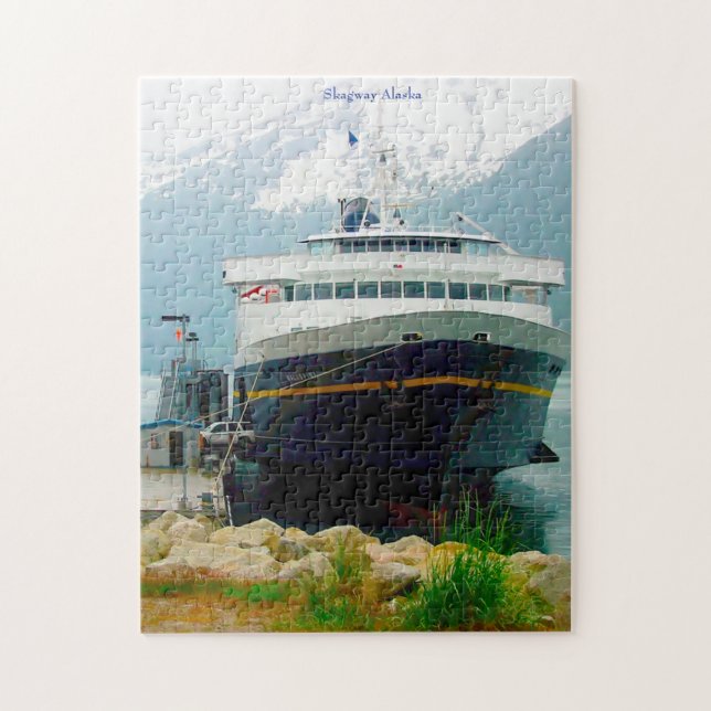 Quebra-cabeça Skagway Alasca (Vertical)