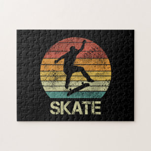 Quebra-cabeça Skate Olli vintage design para patinadores
