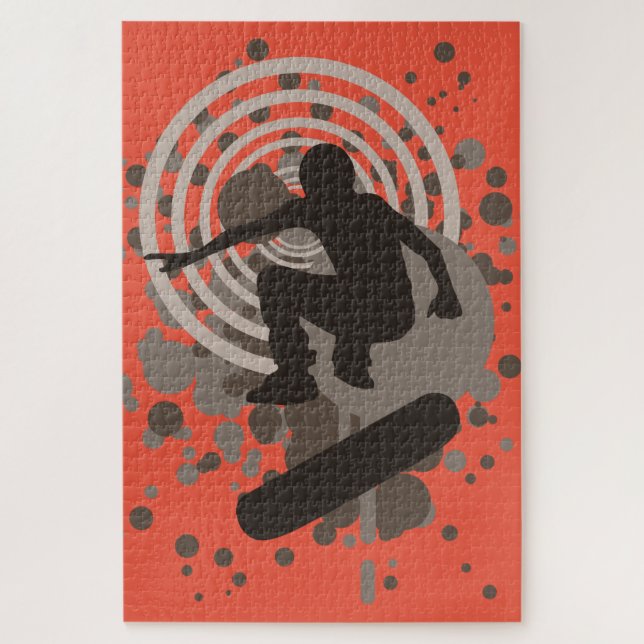 Quebra-cabeça skateboarder hi-fi (Vertical)