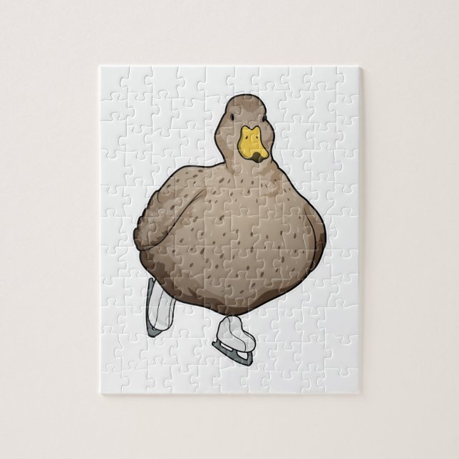 Quebra-cabeça Skates de gelo com gelo (Vertical)